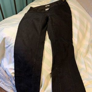 Black jean trousers